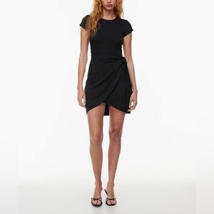 WILFRED - Elegant Black Wrap Dress